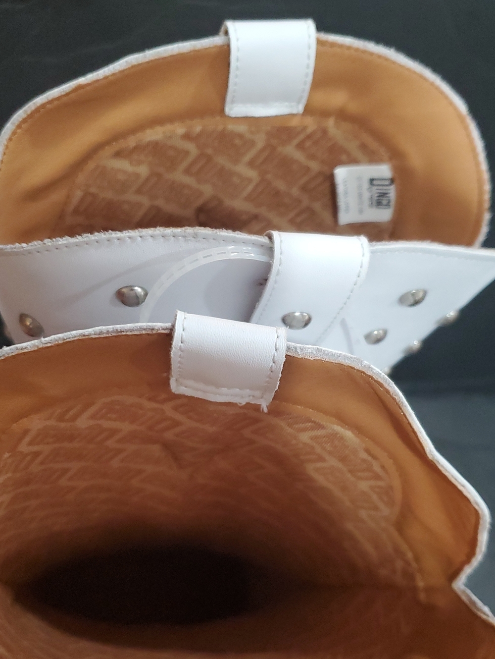 Dingo 1969 Broadway Bingo white silver Cowboy Boots size 10 brand new - Picture 8 of 15